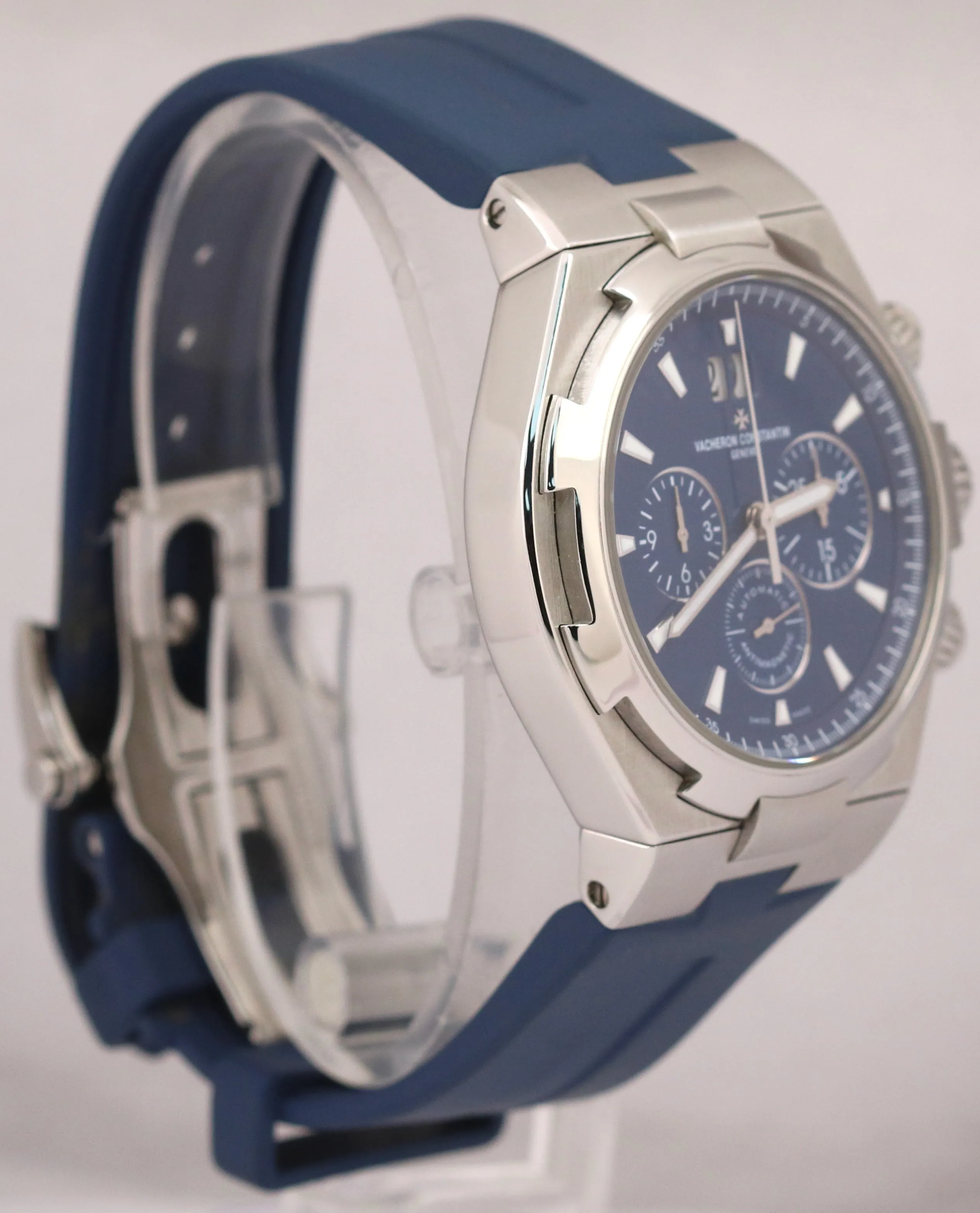 Vacheron Constantin Overseas Chronograph BLUE Stainless Steel Rubber 42mm 49150