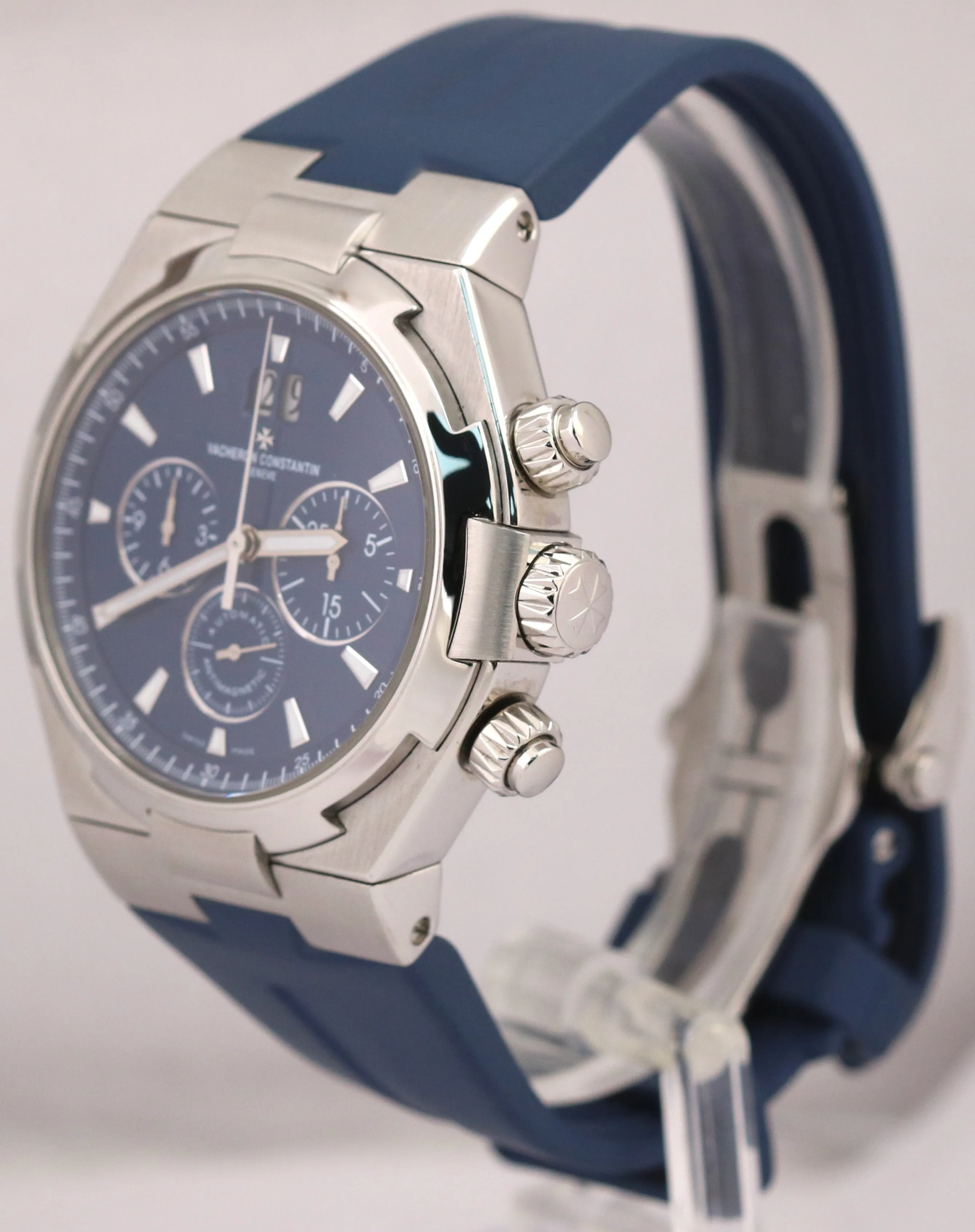 Vacheron Constantin Overseas Chronograph BLUE Stainless Steel Rubber 42mm 49150