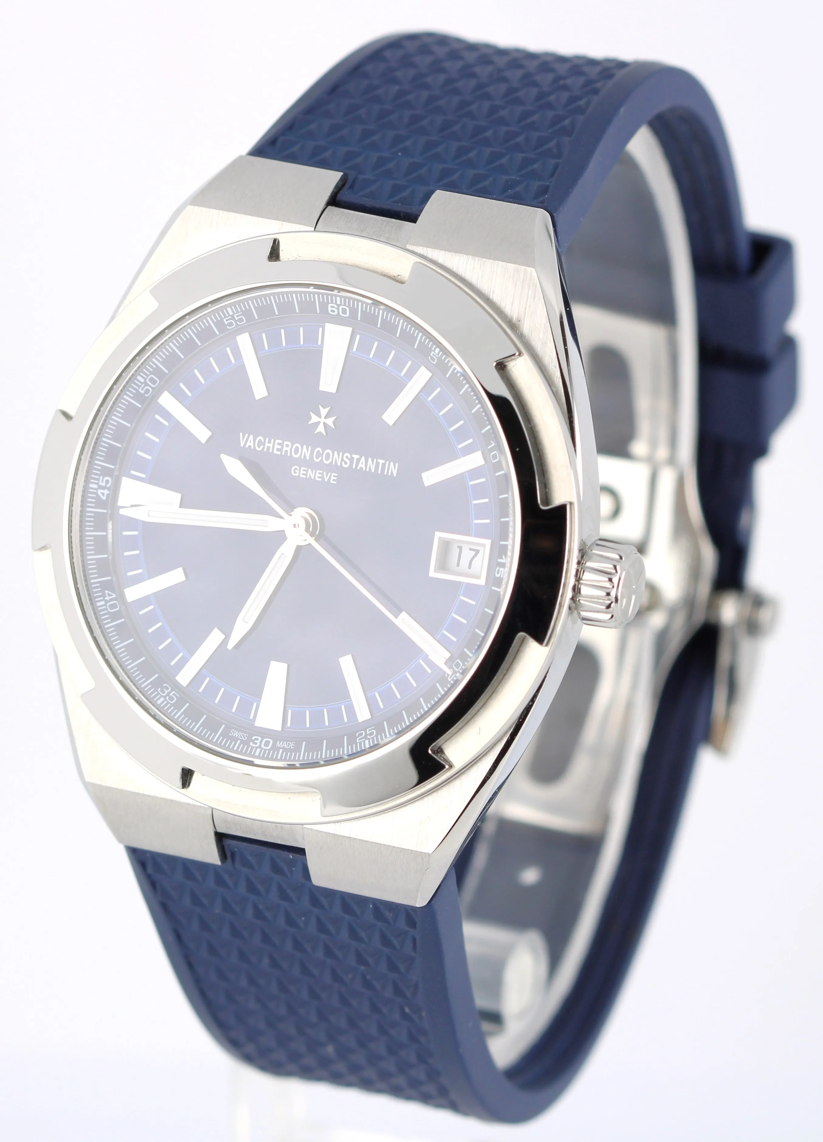 Vacheron Constantin Overseas Stainless Steel BLUE 41mm 4500V Rubber Watch