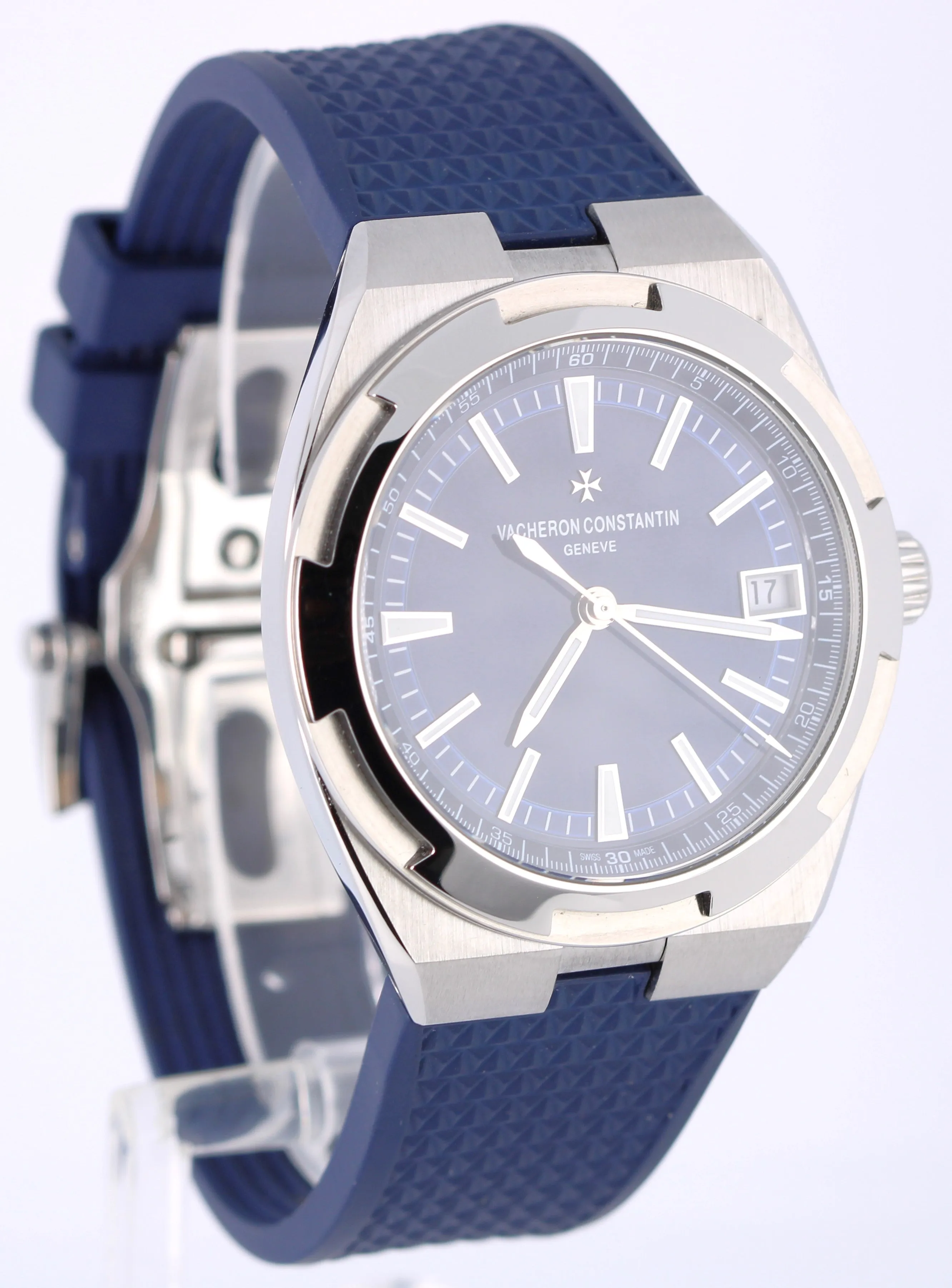 Vacheron Constantin Overseas Stainless Steel BLUE 41mm 4500V Rubber Watch