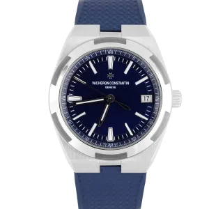 Vacheron Constantin Overseas Stainless Steel BLUE 41mm 4500V Rubber Watch