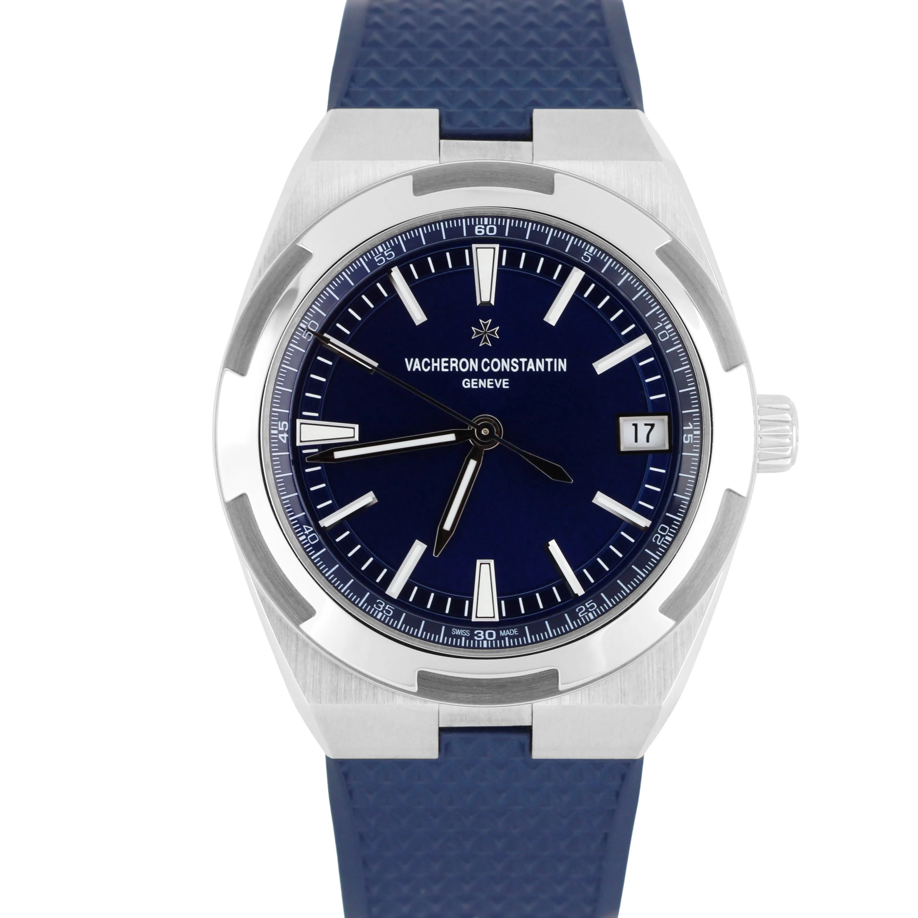 Vacheron Constantin Overseas Stainless Steel BLUE 41mm 4500V Rubber Watch