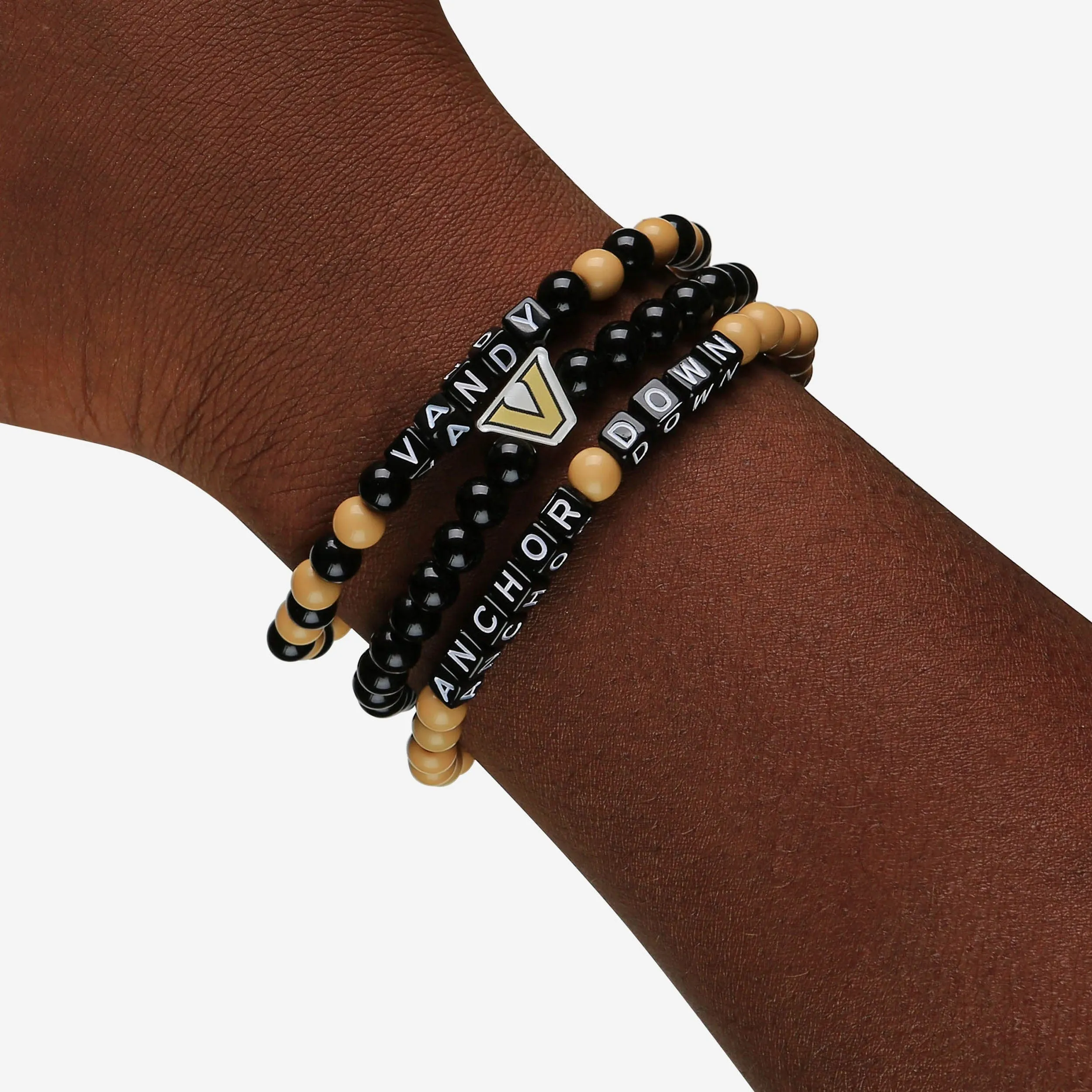 Vanderbilt Commodores 3 Pack Beaded Friendship Bracelet