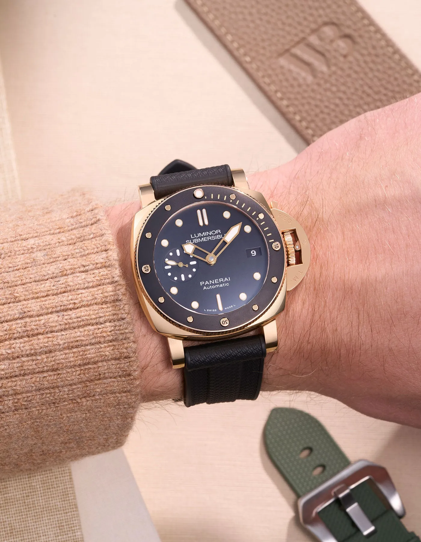 Vertech FKM Rubber Strap for Panerai 22mm, 24mm & 26mm
