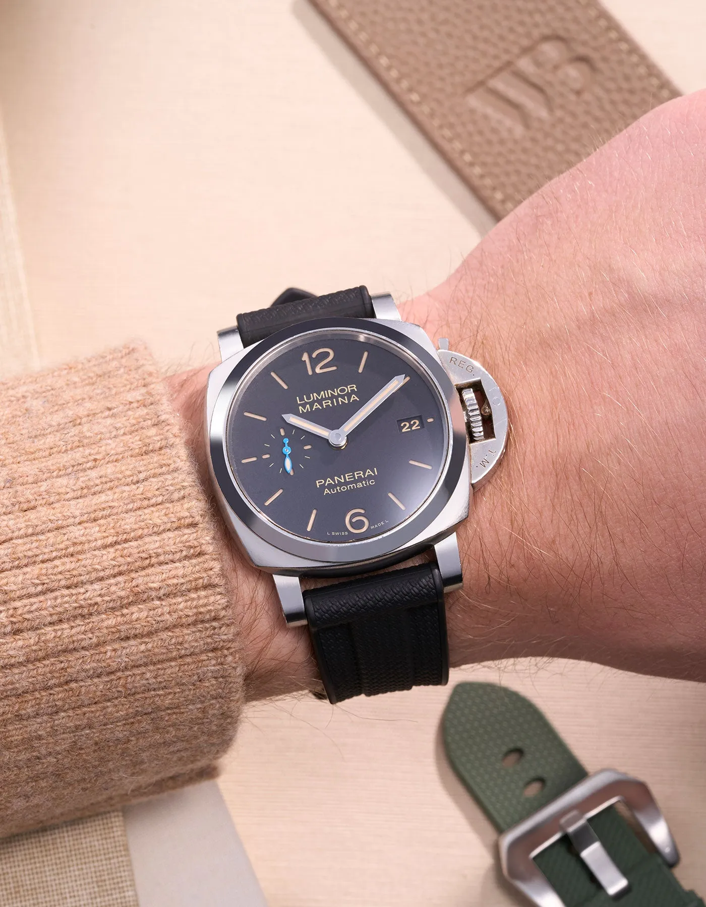 Vertech FKM Rubber Strap for Panerai 22mm, 24mm & 26mm