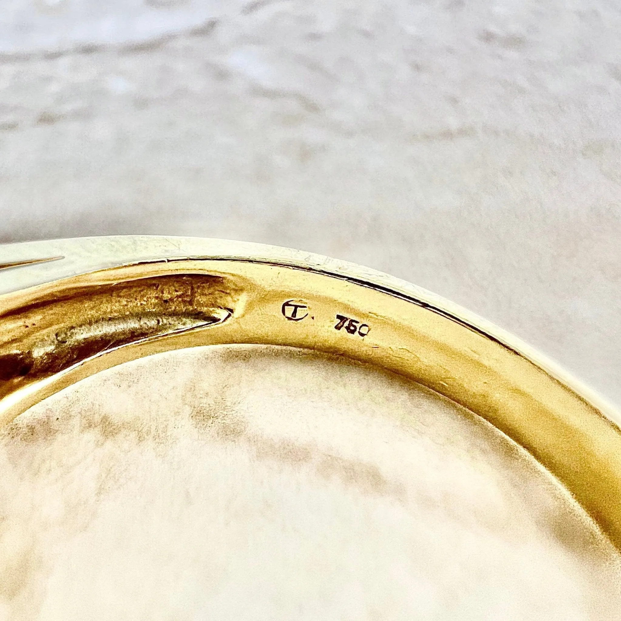 Vintage 18 Karat Yellow Gold 1.10 Carat Diamond Ring
