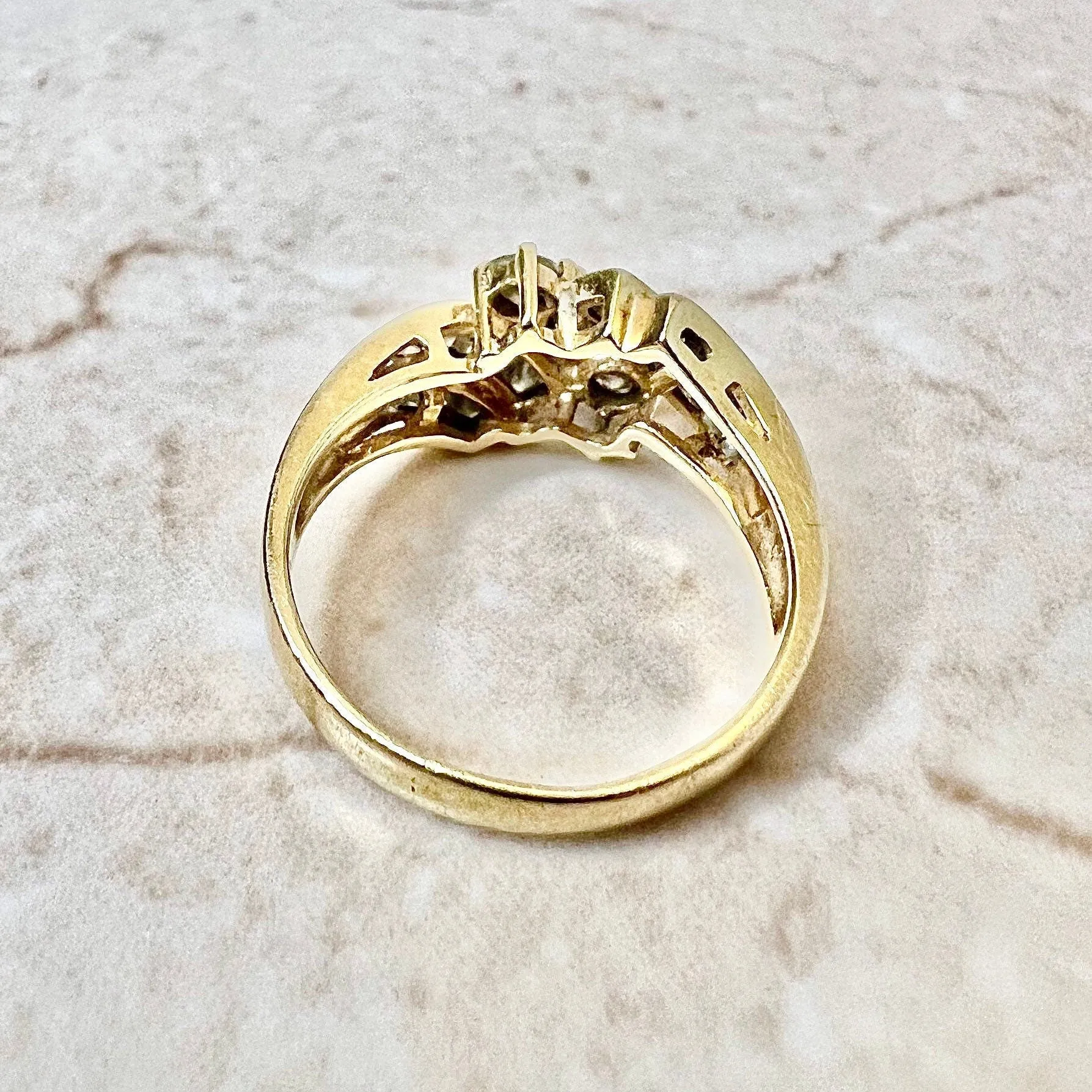 Vintage 18 Karat Yellow Gold 1.10 Carat Diamond Ring