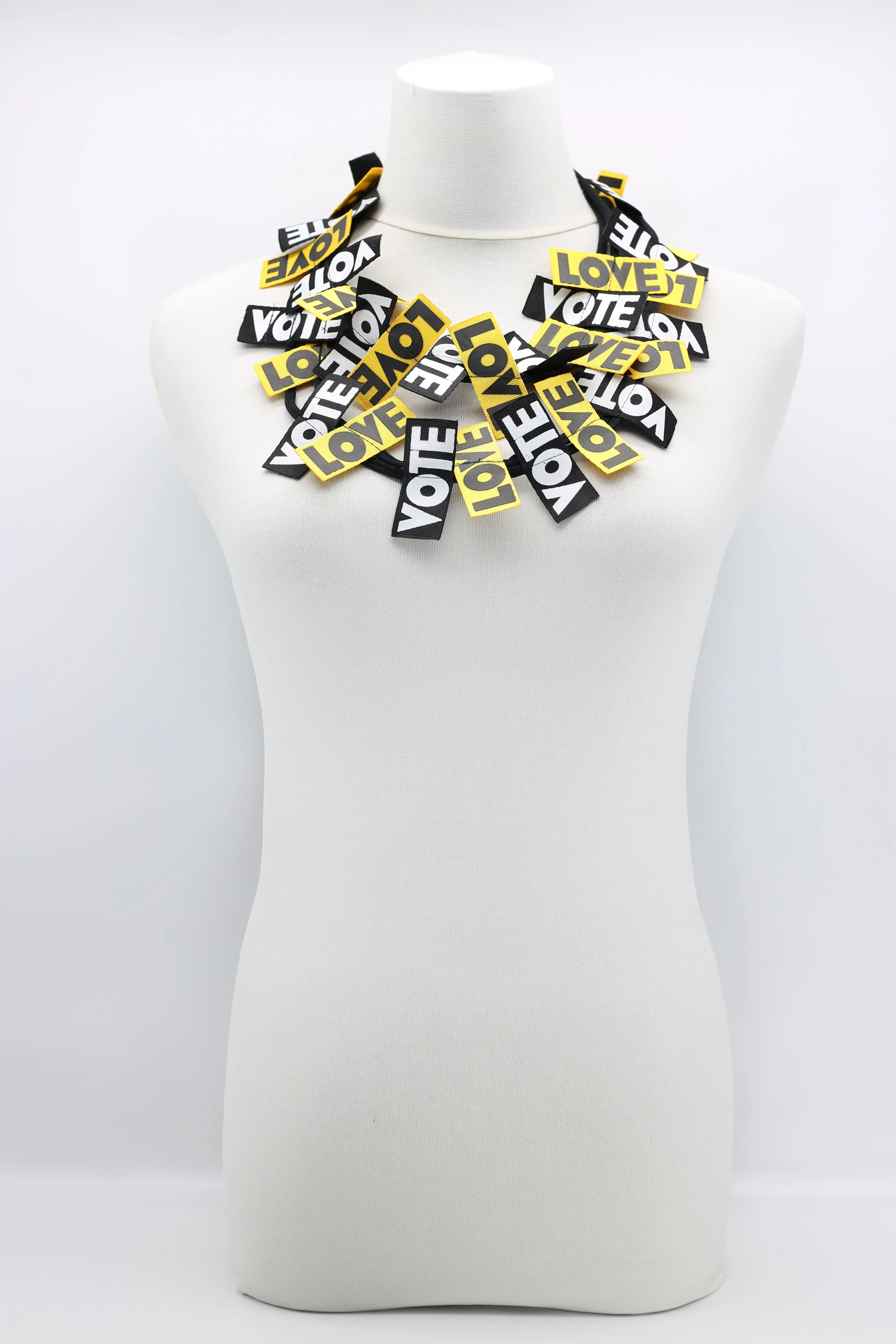 VOTE For LOVE Ribbon Necklaces Set - Duo