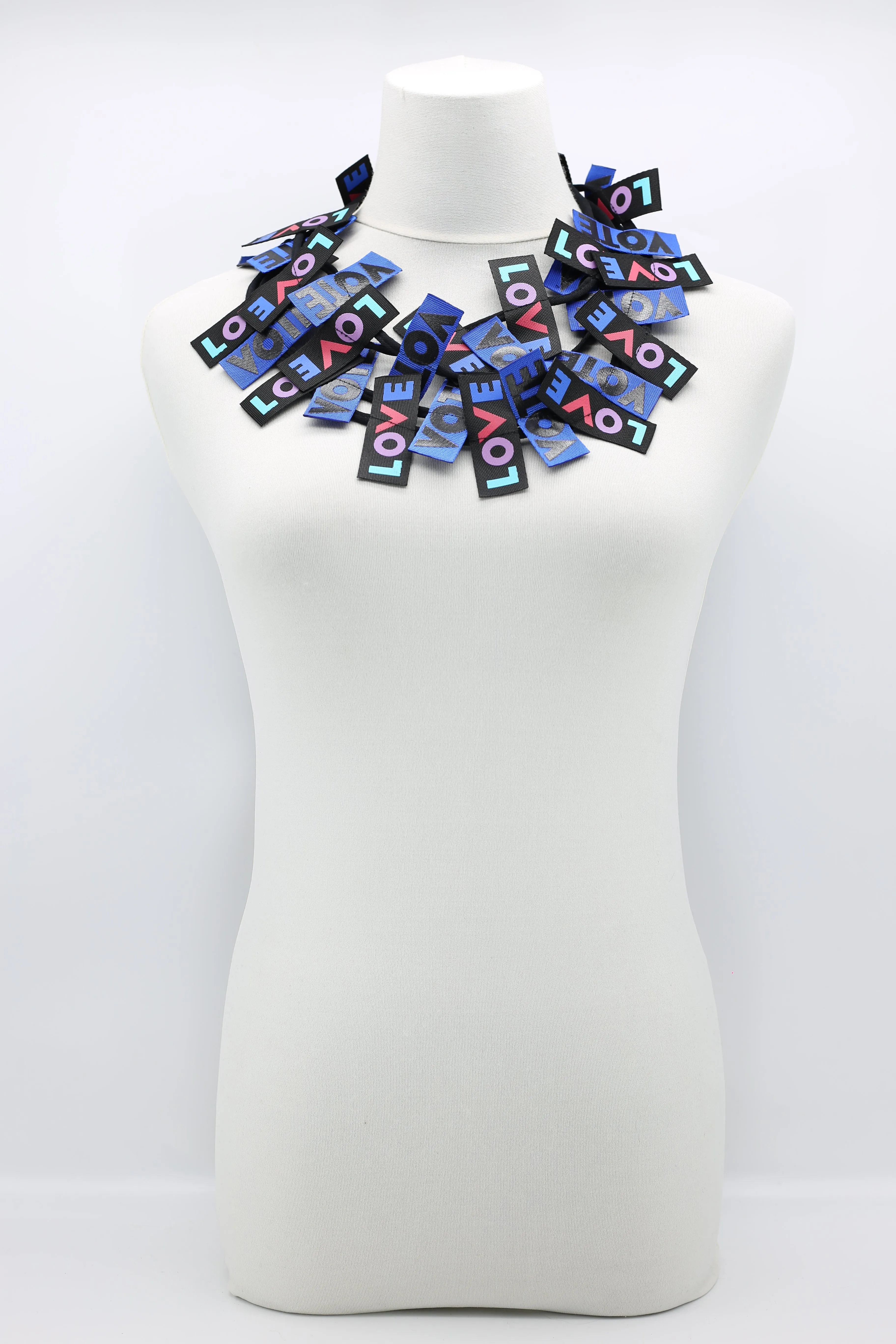VOTE For LOVE Ribbon Necklaces Set - Duo