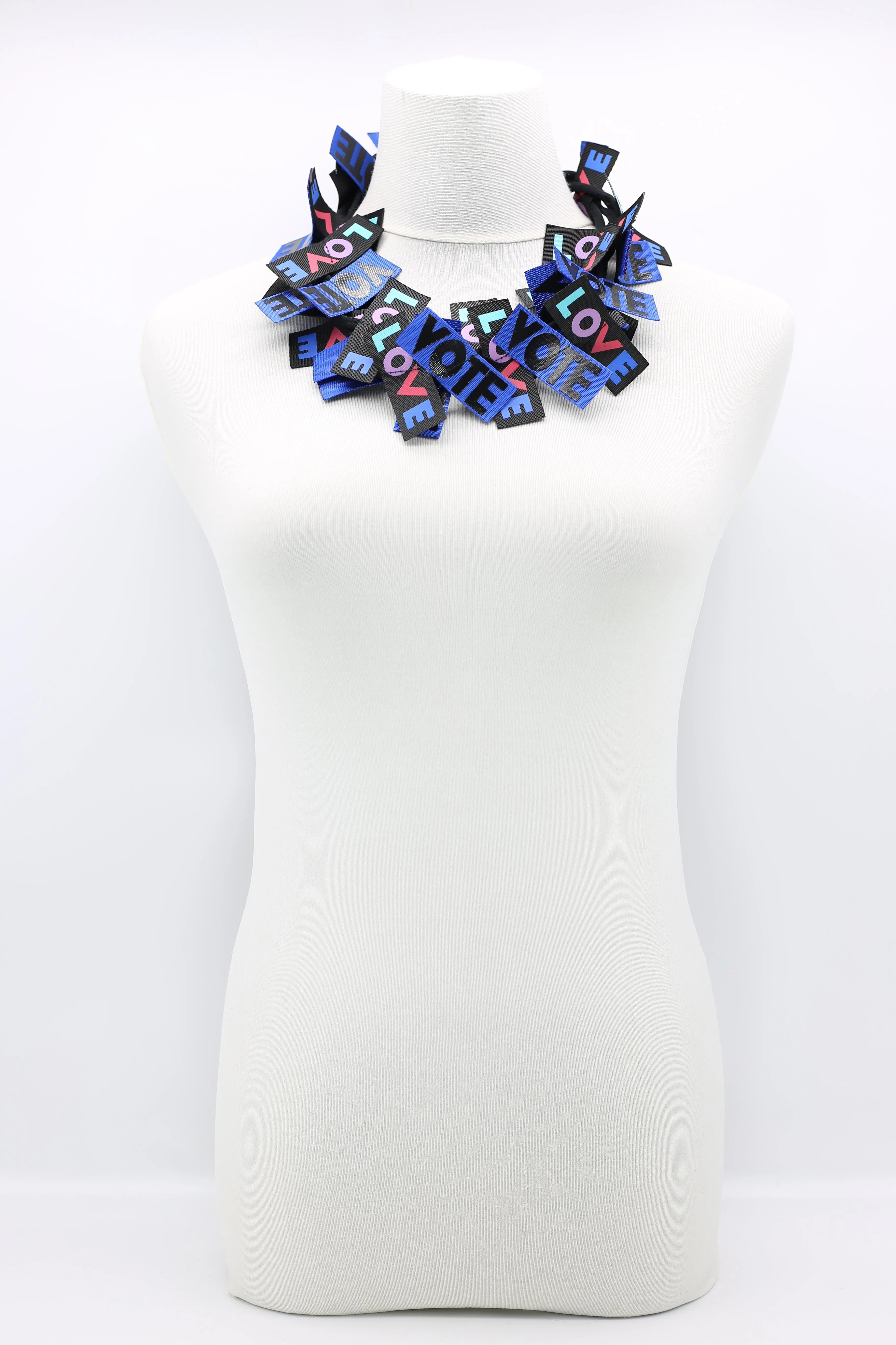 VOTE For LOVE Ribbon Necklaces Set - Duo