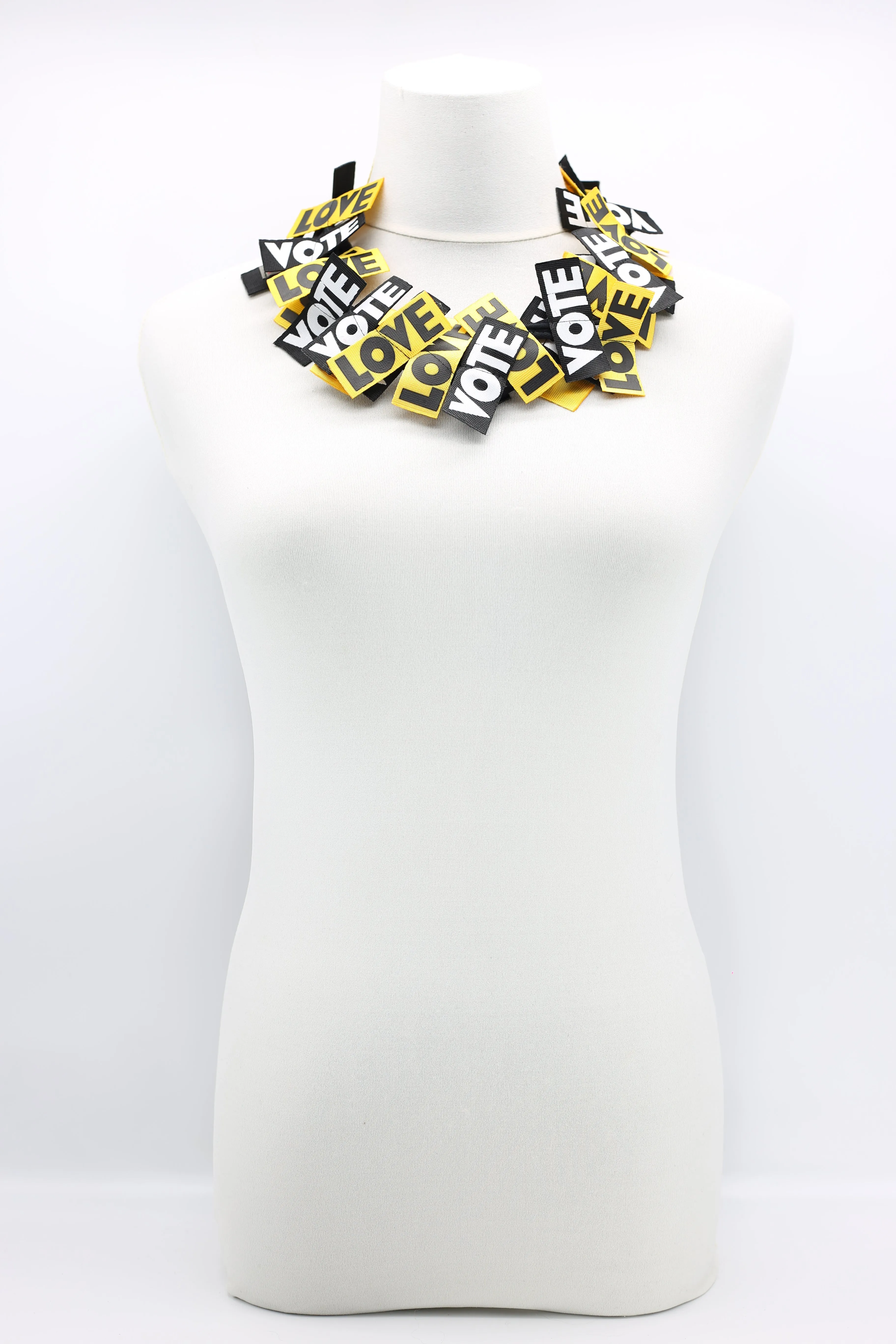 VOTE For LOVE Ribbon Necklaces Set - Duo