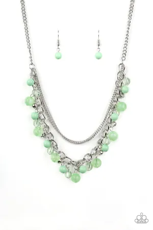 Wait and SEA Green Paparazzi Necklace