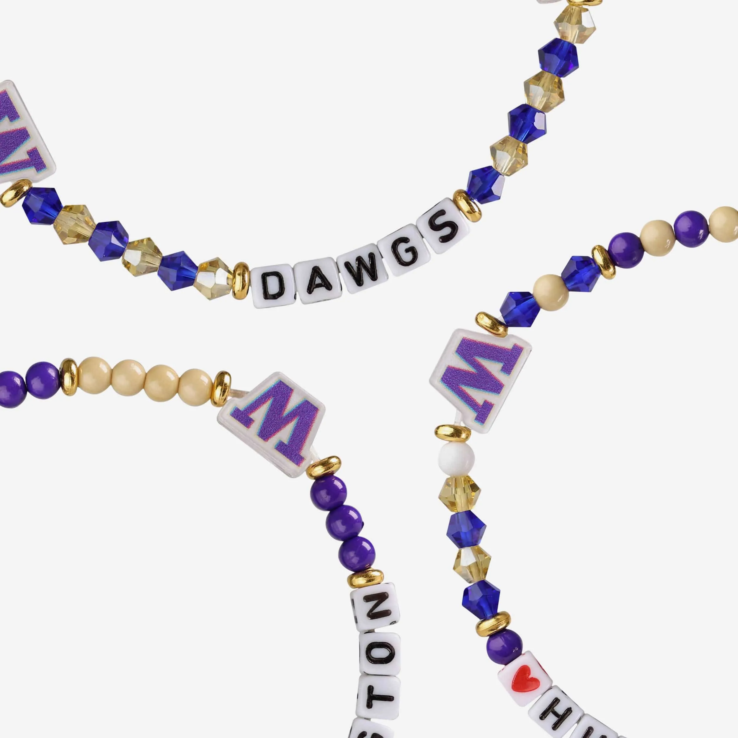 Washington Huskies 3 Pack Friendship Bracelet