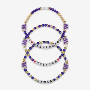 Washington Huskies 3 Pack Friendship Bracelet