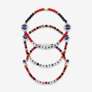 Washington Wizards 3 Pack Friendship Bracelet