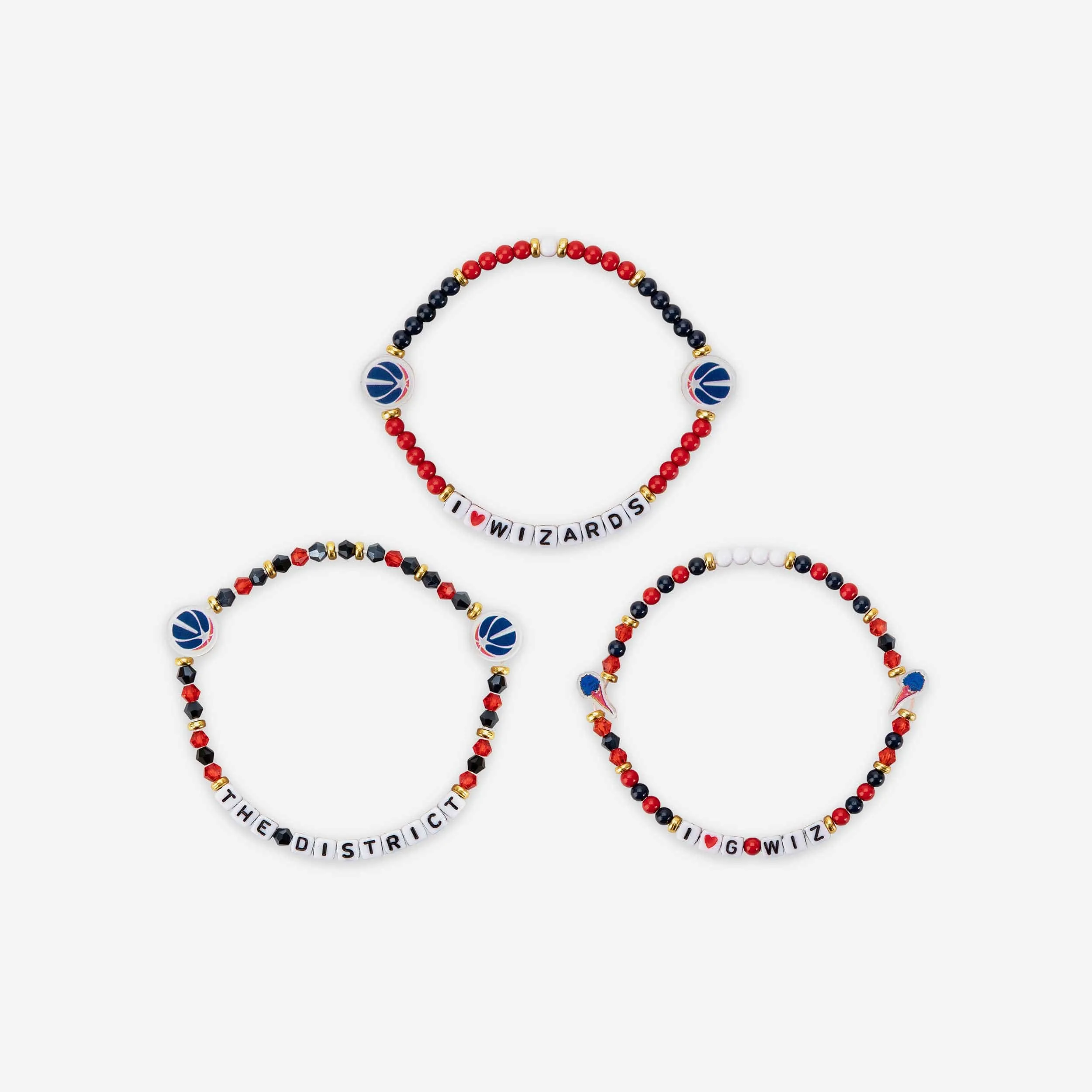 Washington Wizards 3 Pack Friendship Bracelet