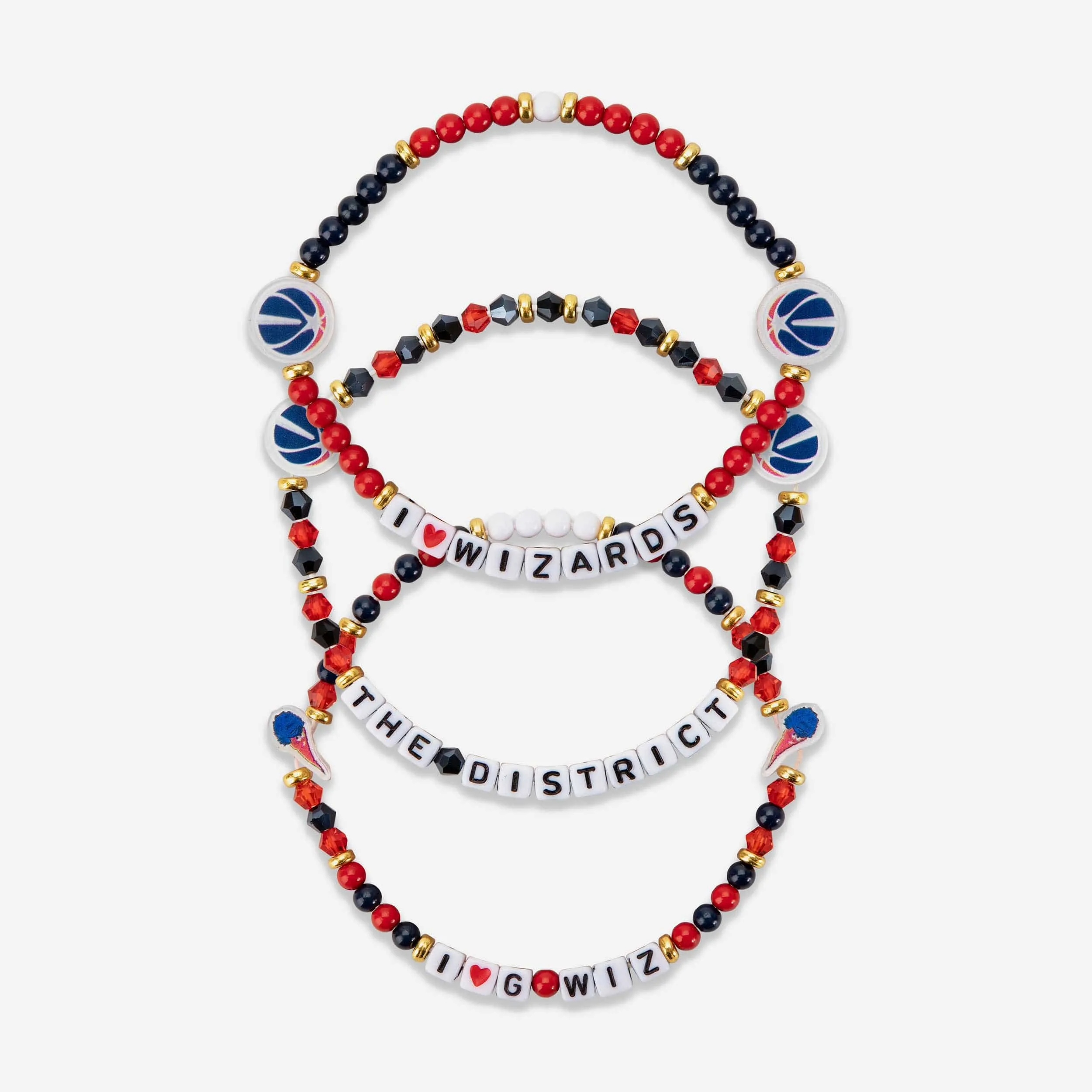 Washington Wizards 3 Pack Friendship Bracelet
