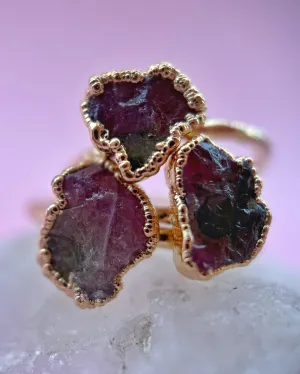 Watermelon Tourmaline Ring