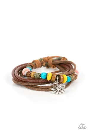 Wild SOL Multi Urban Cord Charm Paparazzi Bracelet