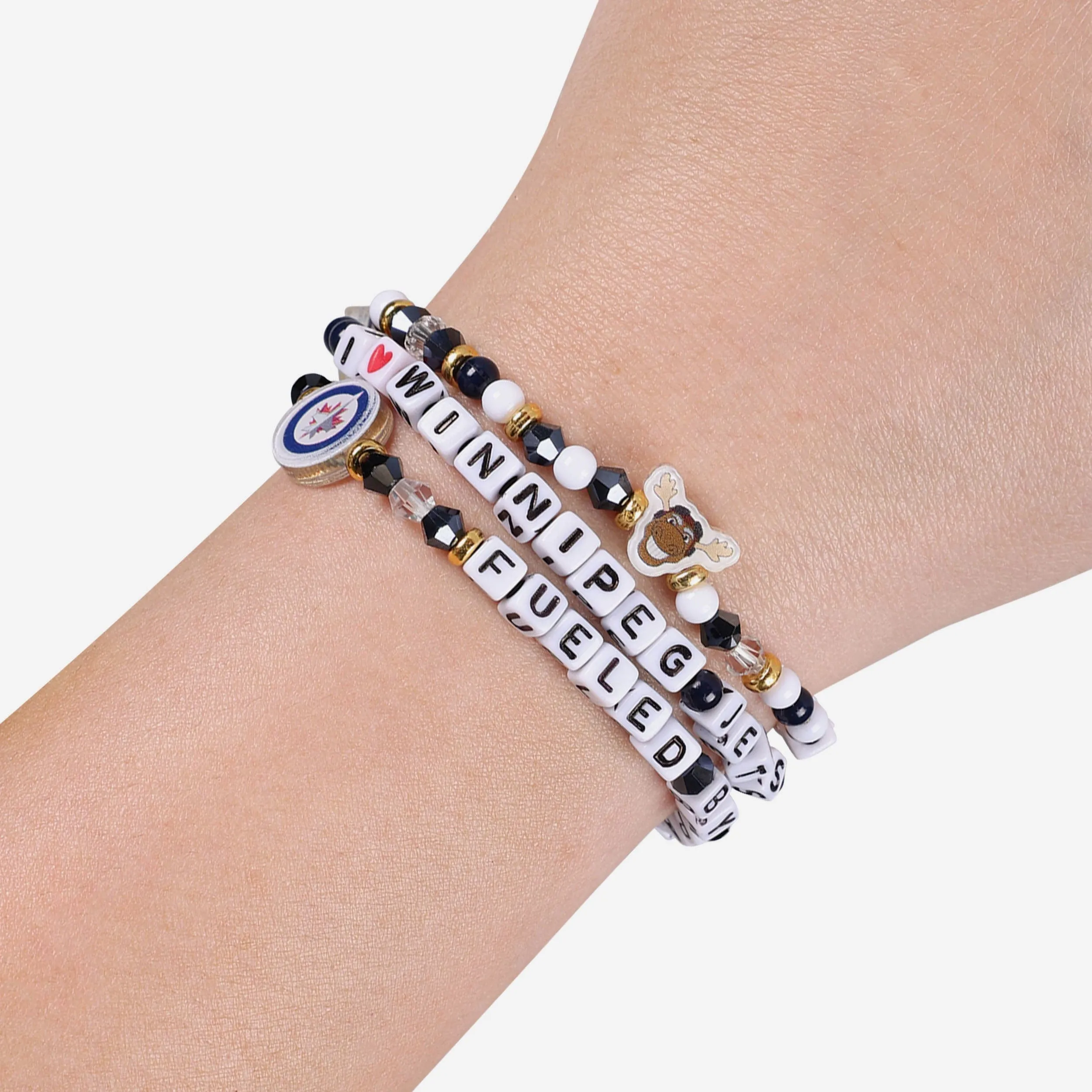 Winnipeg Jets 3 Pack Friendship Bracelet